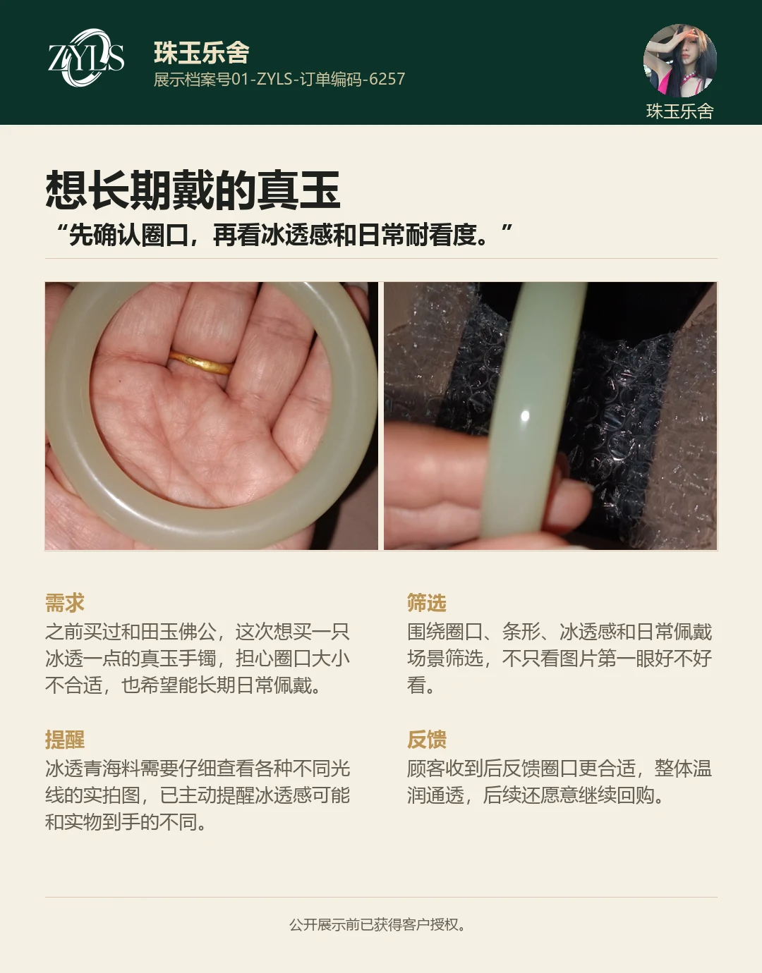 展示档案号01-ZYLS-订单编码-6257